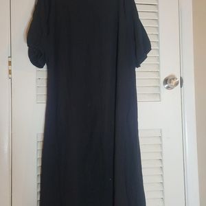 Woman's black dress
